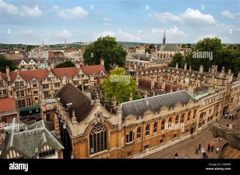 oxford university campus buildings uk stock  oxford university