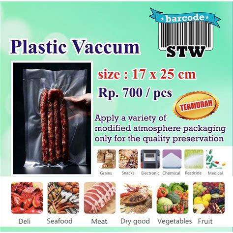 Jual Plastik Vacuum Vacum Bag Embossed Plastik Vakum Makanan Embos