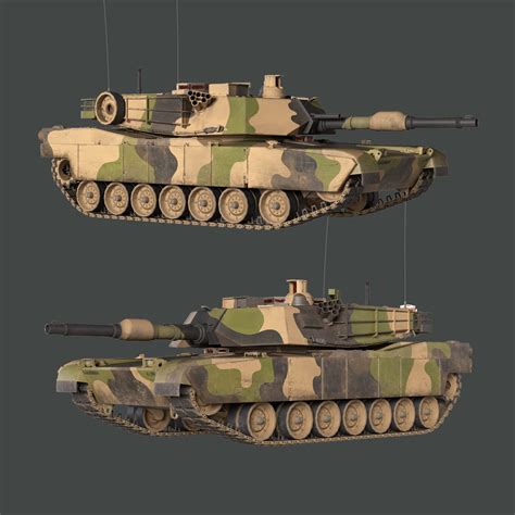 ArtStation - M1A2 Abrams AUS Camouflage