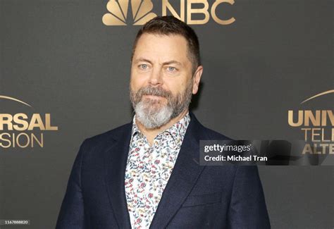 Nick Offerman attends the NBC and Universal EMMY nominee celebration ...