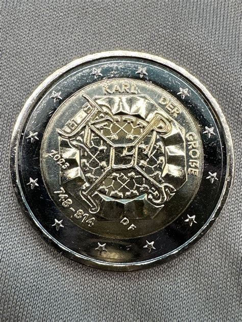 Euro M Nze Karl Der Gro E Df Gedenkm Nze Deutschland Ebay