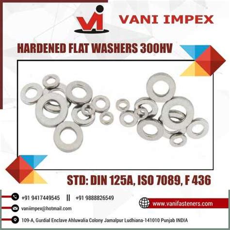 Hardened Flat Washers Hv Hdg Din A Iso Washers Hv