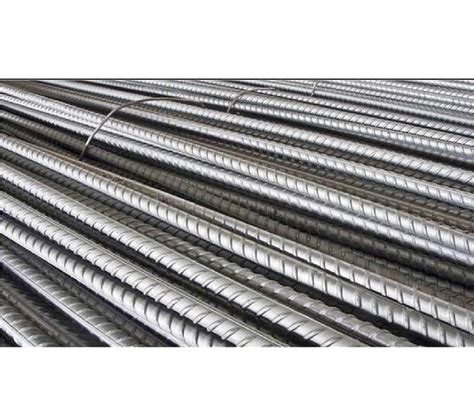 Round Mm Mild Steel Tmt Bar For Construction Grade Fe At Rs