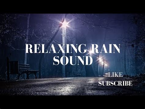 RELAXING RAIN SOUND For Sleeping Fall Asleep Within 3 Mins Help