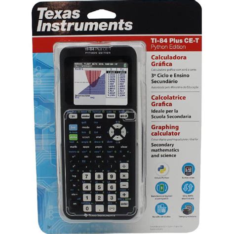 Texas Instruments Ti 84 Plus Ce T Python Graphic Calculator Jarir