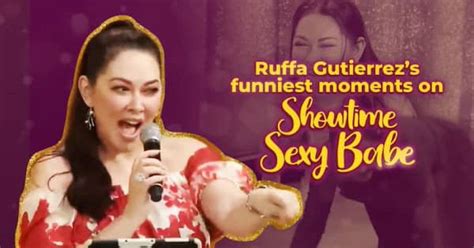 Ruffa Gutierrezs Iconic And Hilarious Sexy Babe Moments On Its