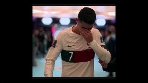 CR7 crying last world cup (past lives) - YouTube