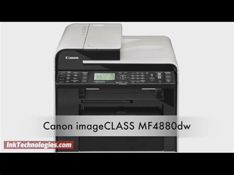 Canon ImageCLASS MF4880dw Instructional Video