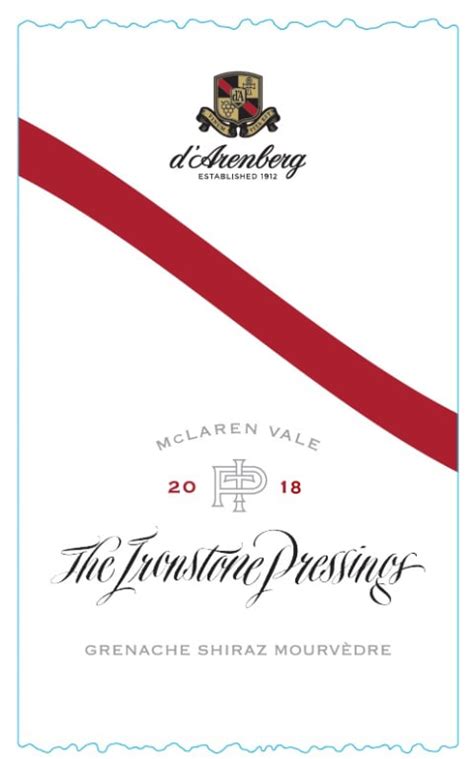 d'Arenberg The Ironstone Pressings GSM 2018 | Wine.com