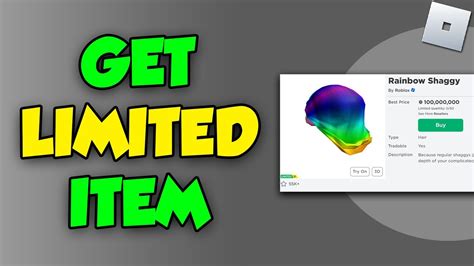 How To Buy Limited Item On Roblox Get Limited Item Roblox 2023