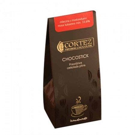 Cortez Chocostick Czekolada Pitna Mleczna Z Truskawkami Dobra Cena