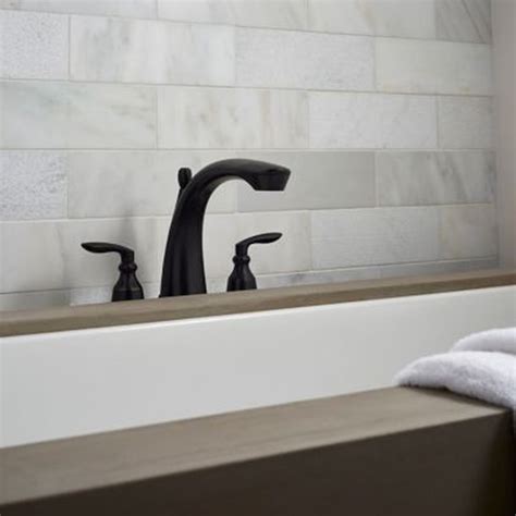 Pfister Avalon Tuscan Bronze 2 Handle Deck Mount Roman High Arc Bathtub Faucet Rt6 5cb1y At