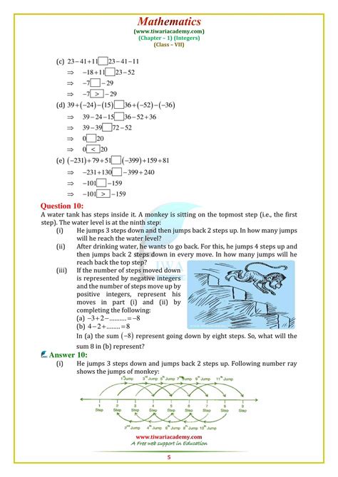 Cbse Ncert Class Maths Chapter Exercise Solution For