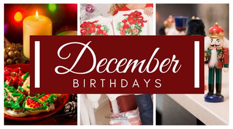 December Birthdays — First Baptist Church of Sylva