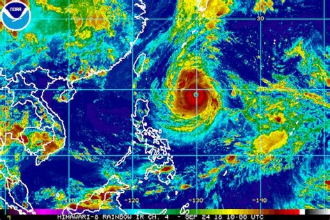 Typhoon Paeng intensifies again