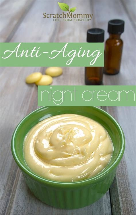 Anti Aging Night Cream Recipe Night Cream Diy Recipes Anti