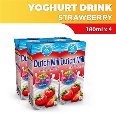 Mill Uht Yoghurt Drink 180ml X 4 Lazada Ph