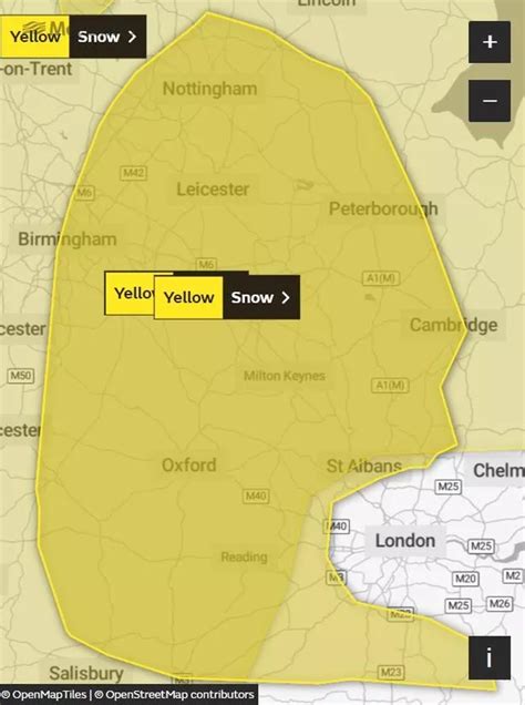 Wiltshire weather: Yellow warning for snow covering Swindon, Marlborough, Tidworth and Calne ...