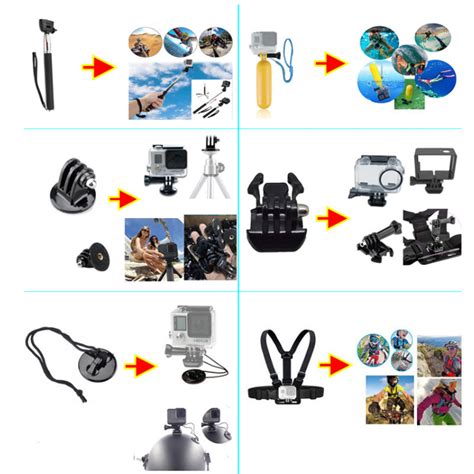 Sports Camera Accessories Set Photography Accessories