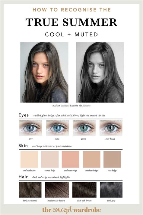 True Summer A Comprehensive Guide The Concept Wardrobe Color Analysis Summer Summer Skin