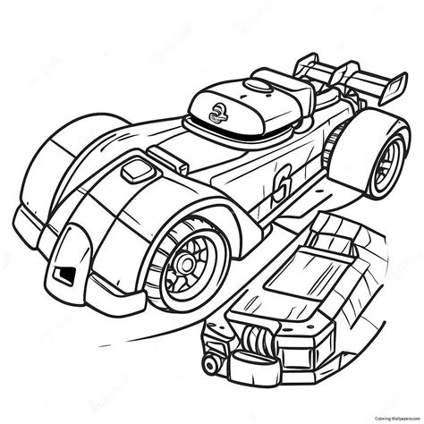 Fast Lego Race Car Coloring Page 26535 21008