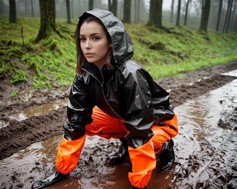 Black And Orange Is A Perfect Match For Playing In The Mud In