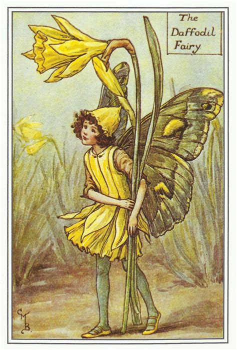 Cicely Mary Barker The Daffodil Fairy The Ladys Smock Etsy Flower