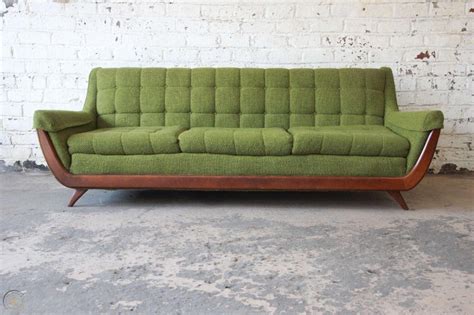 Adrian Pearsall Style Mid Century Modern Gondola Sofa