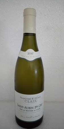 Domaine Fran Oise Et Denis Clair St Aubin Er Cru Sentier Du Clou