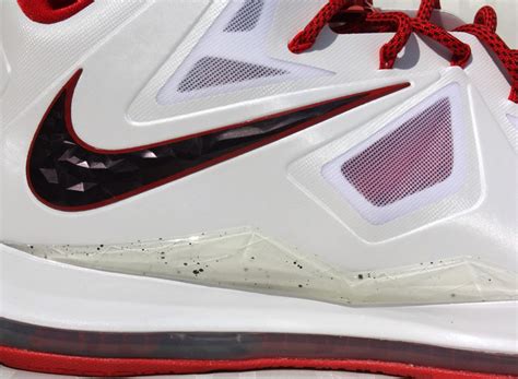 Nike LeBron X - Unreleased White/Red Promo Sample - SneakerNews.com