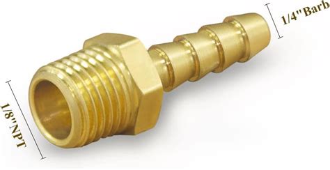 Buy Brass Hose Barb Fittings Barb X Npt Male End Air Hose Pipe