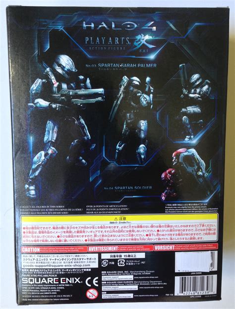 Spartan IV Sarah Palmer Halo 4 Play Arts Kai Box Back 2013 - Halo Toy News