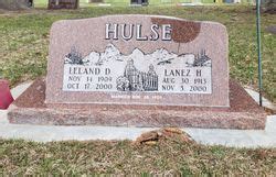 Lanez Hansen Hulse 1913 2000 Mémorial Find a Grave