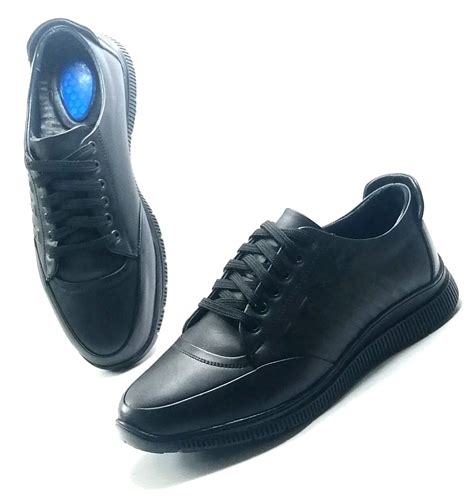 Men`s-Black-100%-Leather-Shoes