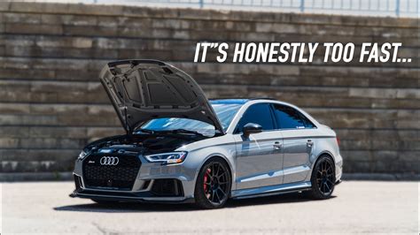 How Fast Is A Stage 2 Tuned Audi Rs3 Youtube