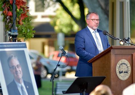 Community Gathers To Honor Late Mayor Steve Martin In Heartfelt