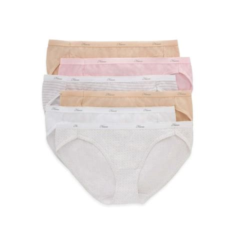 Hanes Womens Cotton Bikini Underwear 6 Pack