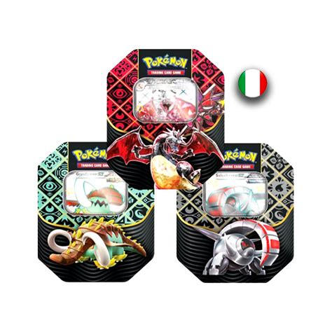 Pok Mon Scarlatto E Violetto Destino Di Paldea Tin Charizard Ex