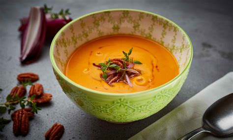 Karotten Süßkartoffel Suppe mit Masala