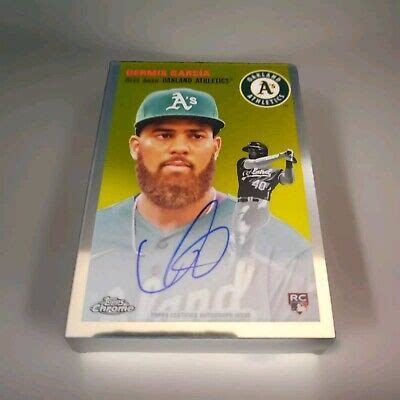 2023 Topps Chrome Platinum Rookie Autograph Dermis Garcia Oakland CPA