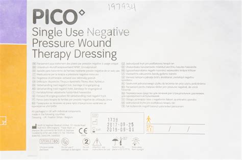 Smith Nephew 66800956 2 PICO Negative Pressure Wound Therapy Dressing X