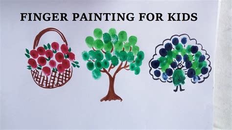 Finger Painting For Kids Finger Print Art Fun Learning Holiday