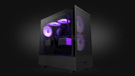 Case NZXT H5 Flow RGB Black Photos Technical Specifications HYPERPC