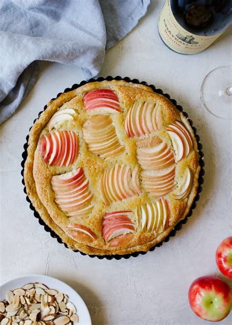 Apple Frangipane Tart Wood Spoon