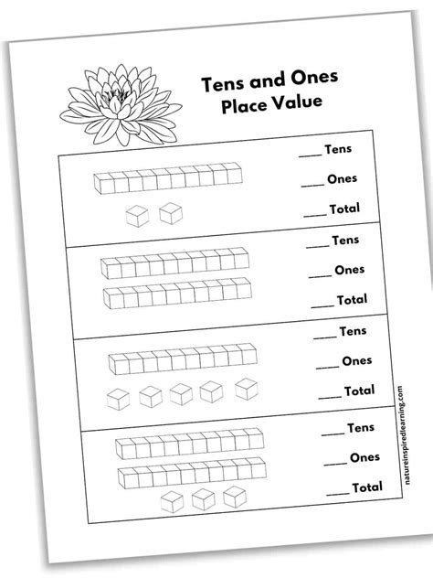 Math Tens And Ones Worksheet Grade 1 Free And Printable 4