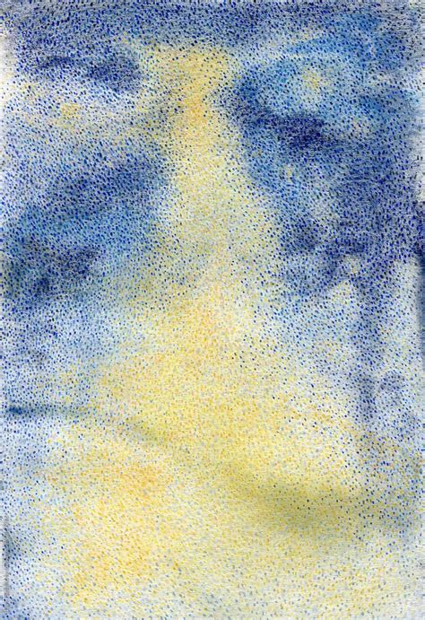 Yellow Light In Blue Night Abstract Art By Stocksy Contributor