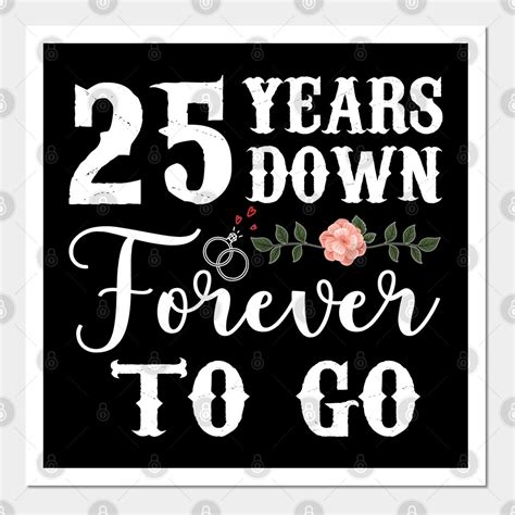 Years Down Forever To Go Couple Th Wedding Anniversary Choose