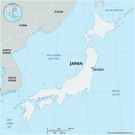 Sendai Japan Map Earthquake And Facts Britannica