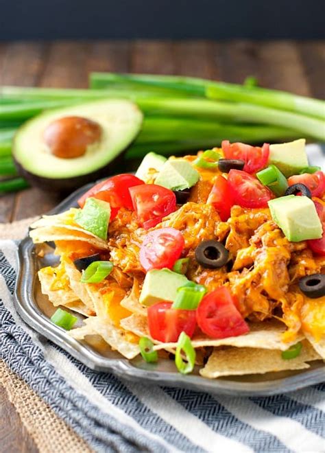 Crock Pot Chicken Nachos The Seasoned Mom