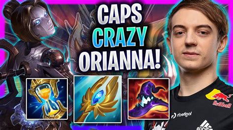 CAPS CRAZY GAME WITH ORIANNA G2 Caps Plays Orianna Mid Vs LeBlanc